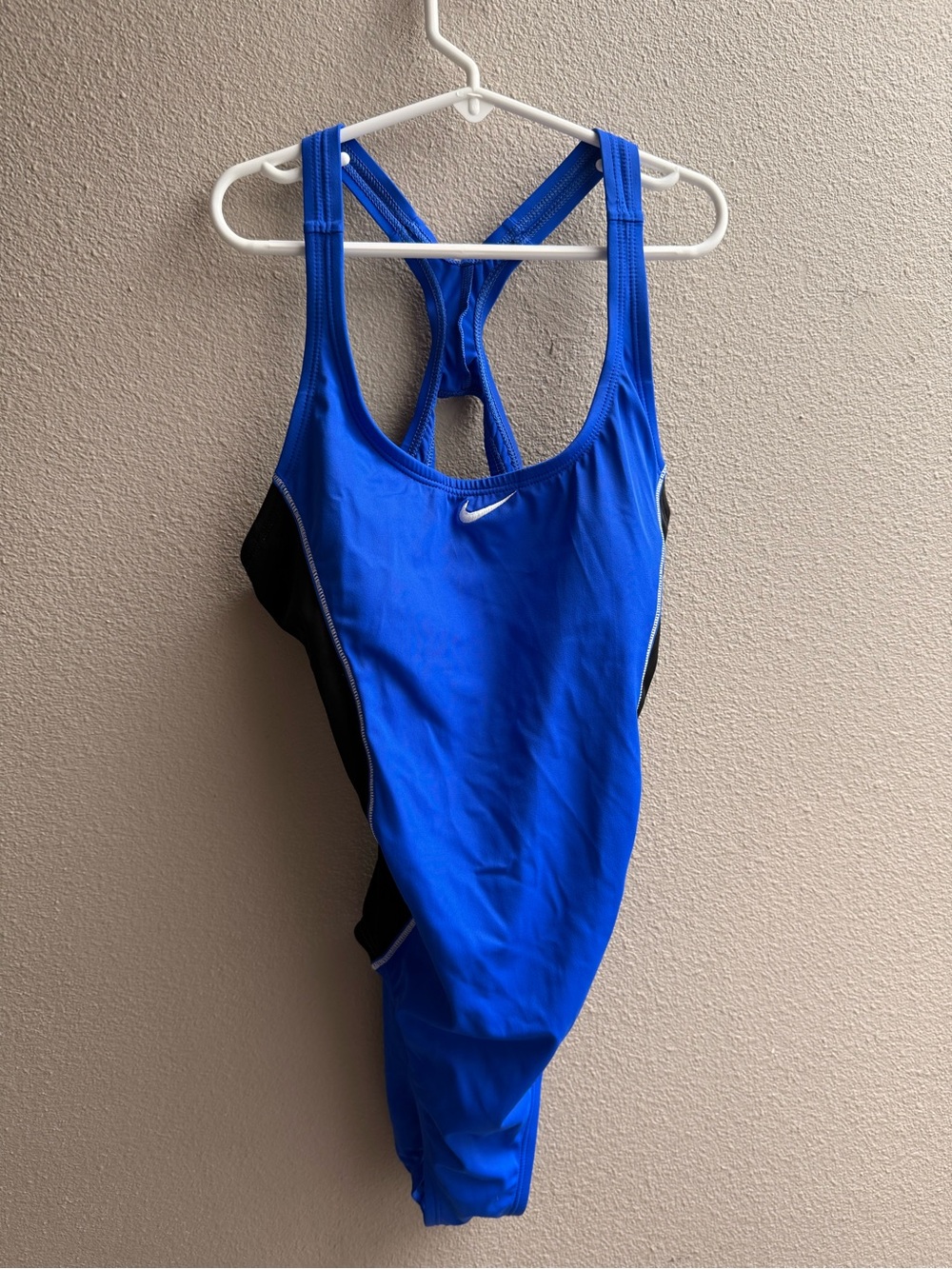 Nike Women’s Royal Blue & Black Racerback One-Piece Swim Suit